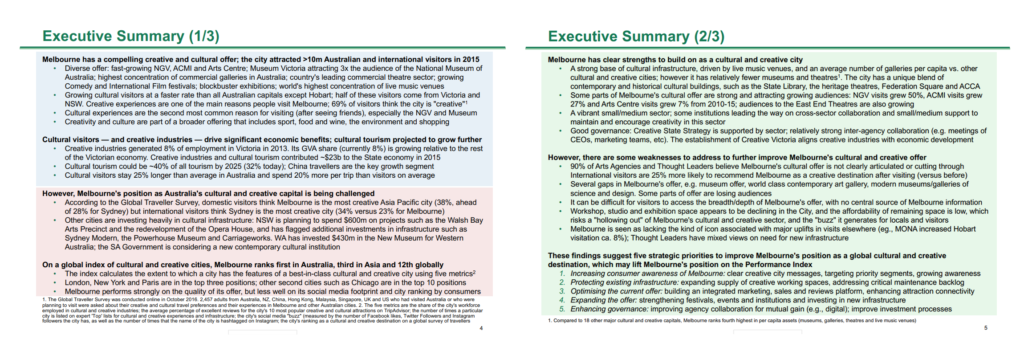BCG Executive Summary: Situation, Complication, Resolution
