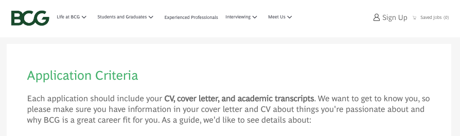 do you need a cover letter for mckinsey